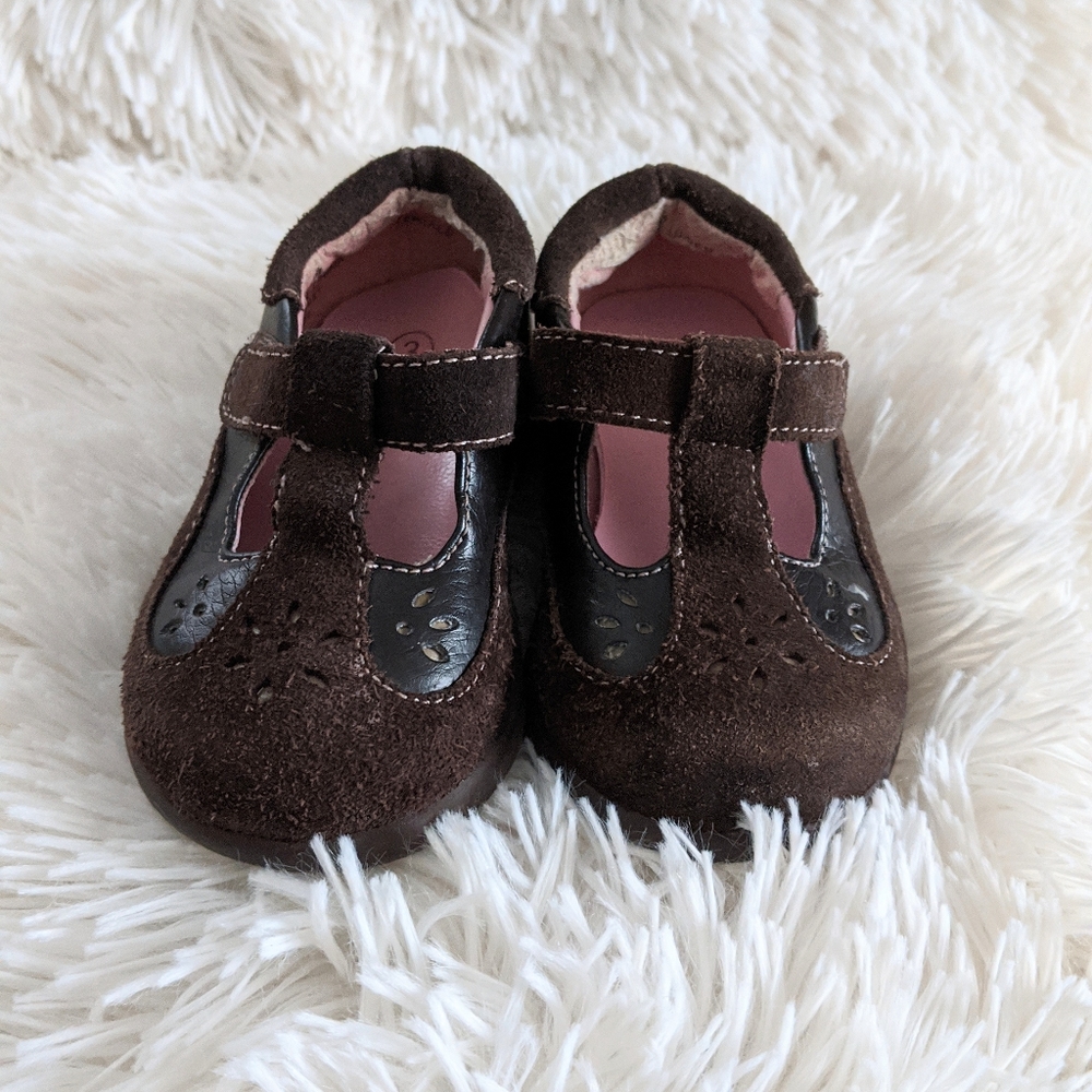 Genuine Kids Oshkosh Leather Toddler Girl Shoes